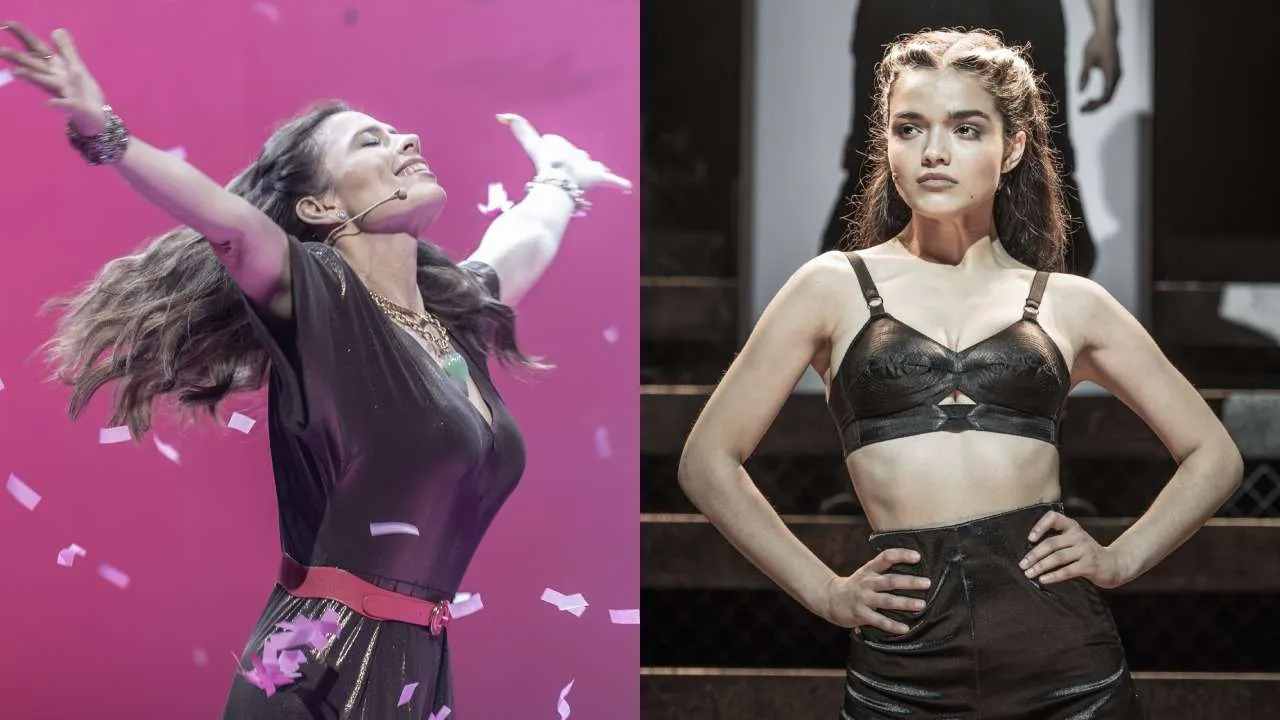 The London Standard Theatre Awards 2025 winners. Hayley Atwell and Rachel Zegler (Photos Marc Brenner)