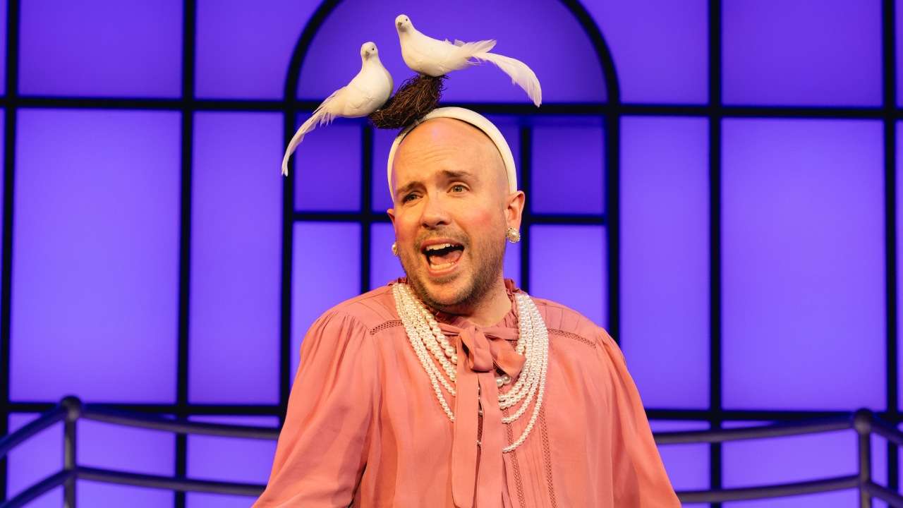 Titanique in London - Tom Allen as Ruth. Photo by Mark Senior
