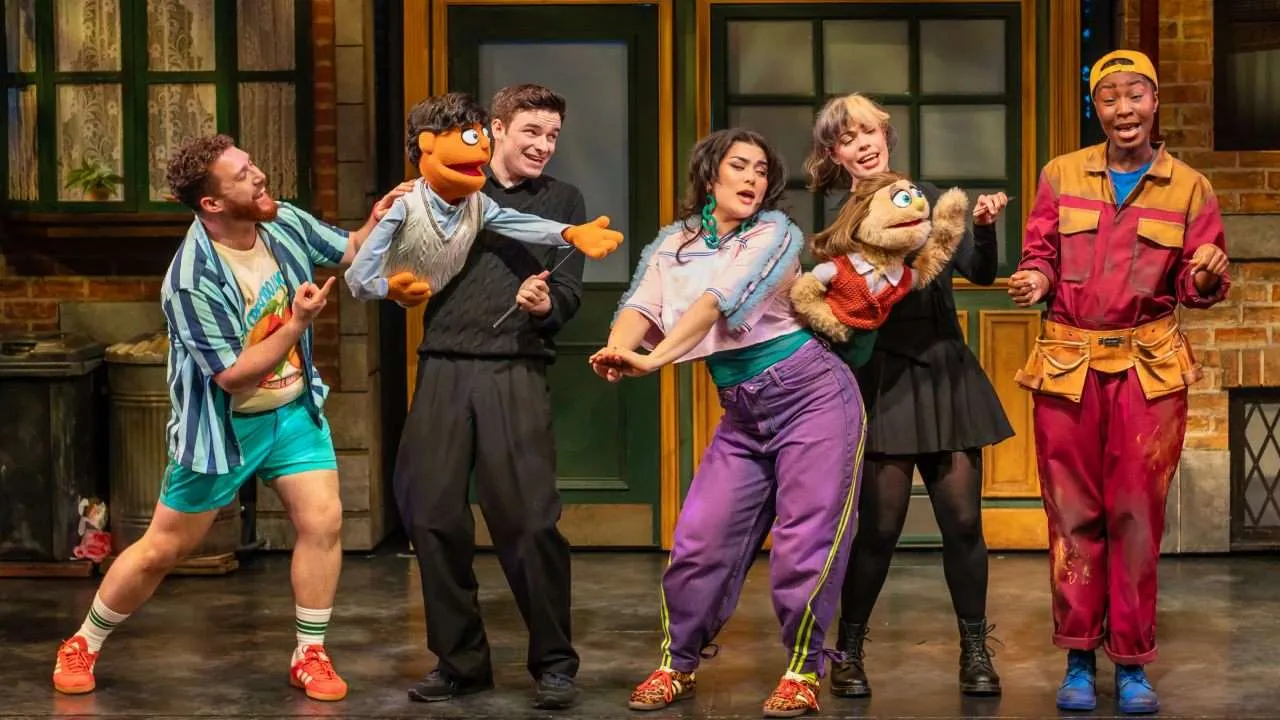 Avenue Q at the Shaftesbury Theatre London. Photo by Matt Crockett