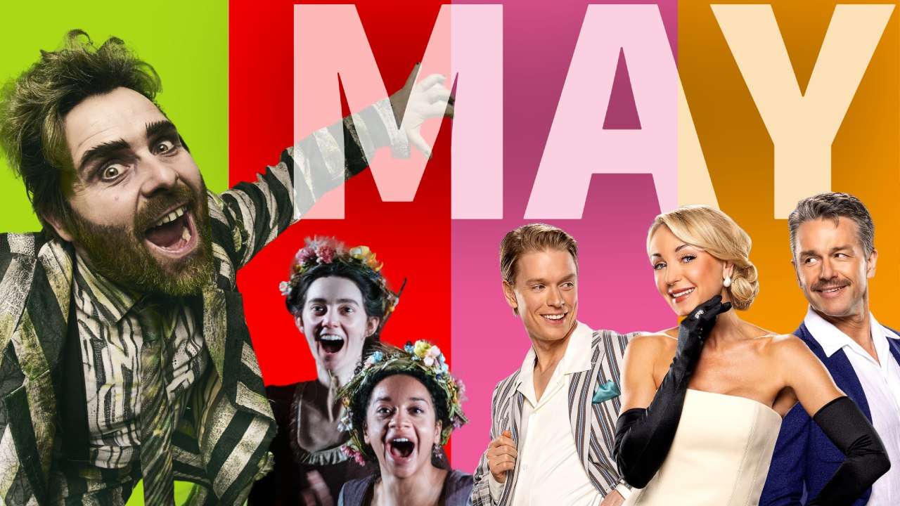 May 2026 in the West End - Beetlejuice, 1536 (Photo Helen Murray), High Society (Other photos supplied)