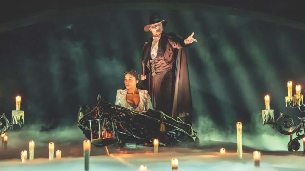 The Phantom of the Opera. Beatrice Penny-Toure and Dean Chisnall. Photo by Johan Persson