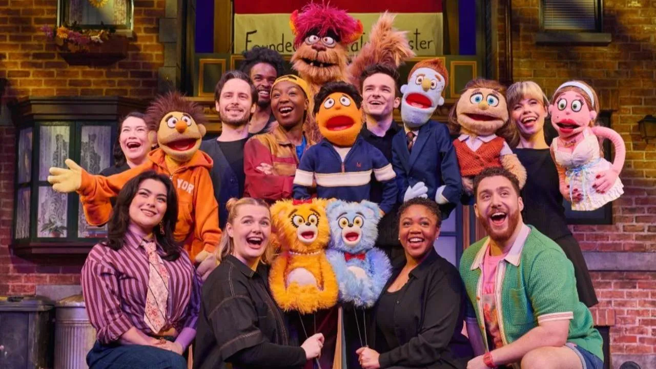 Avenue Q at the Shaftesbury Theatre London. Photo by Matt Crockett