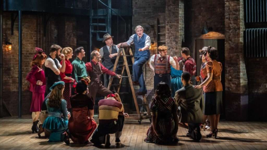 Adrian Dunbar in Kiss Me Kate. Barbican 2024. Photo by Johan Persson.