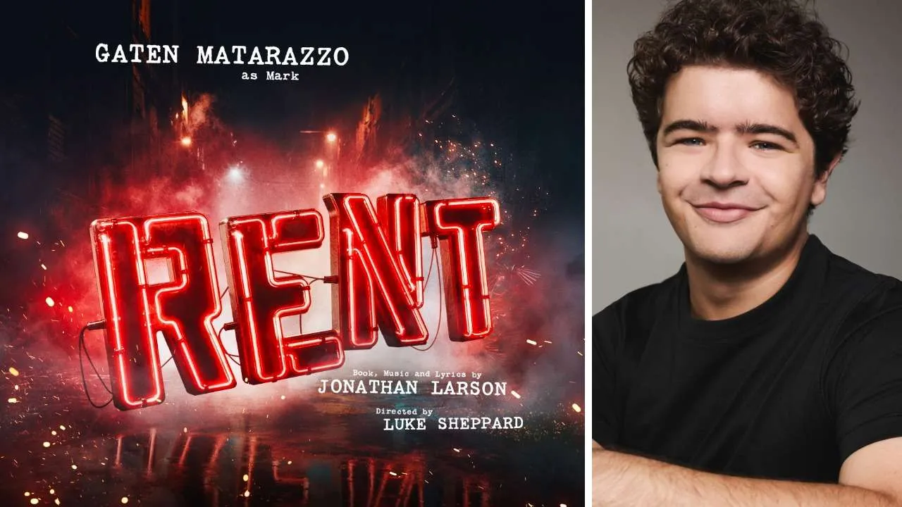 RENT in London - Gaten Matarazzo to star as Mark (Photo Victoria Stevens)