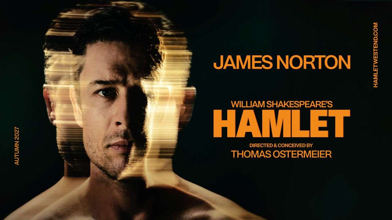 HAMLET starring James Norton. Poster Part by FEAST, artwork photography by Bex Day