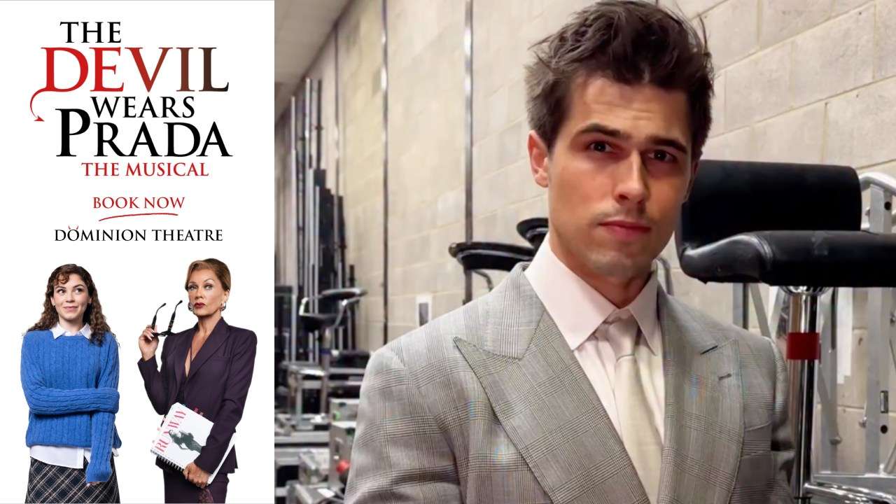 The Devil Wears Prada (London) - Dominic Andersen backstage at the Dominion Theatre as Christian (Screenshot)