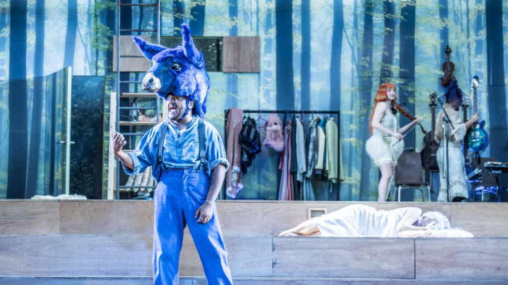 A Midsummer Night's Dream. Nadeem Islam (Bottom). Photo by Marc Brenner
