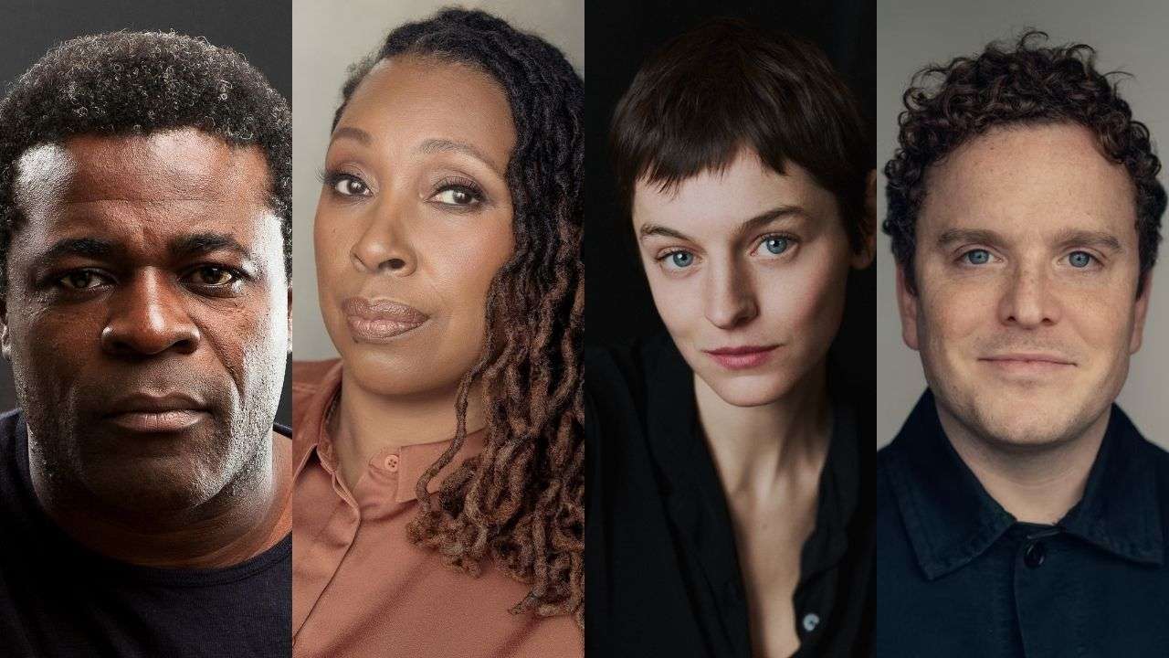 Danny Sapani (c) Alex Rumford : Jo Martin (c) Michael Shelford : Emma Corrin (c) Photography by Pip : Joshua McGuire (c) Michael Shelford
