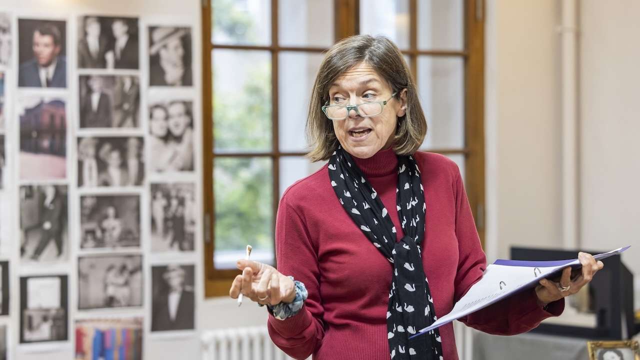 Janie Dee in Speculations. Photo by Pamela Raith