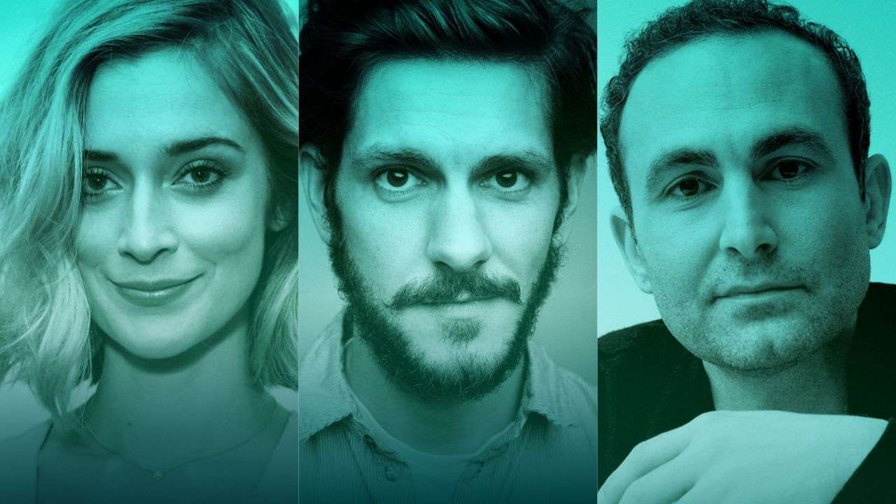 Caitlin FitzGerald, Matthew Maynton and Khalid Abdalla in An Oak Tree
