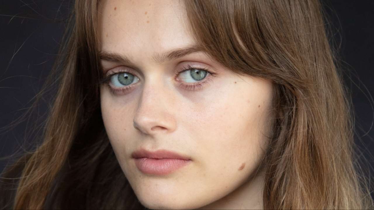 Close-up portrait of actress Hannah Nordberg, looking directly at the camera.