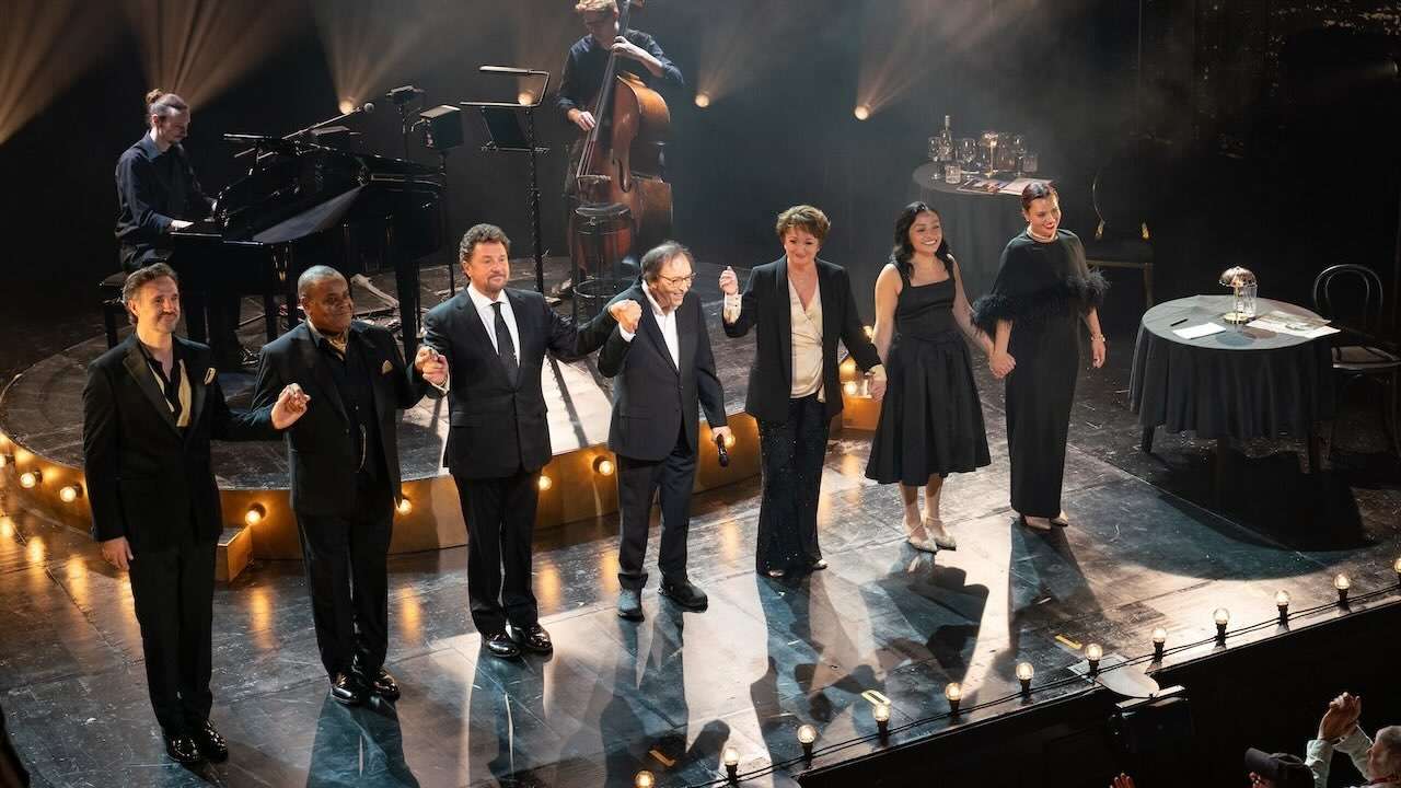 Michael Ball makes a guest appearance in Don Black's From the Heart. Curtain Call 8 October. Photo by Bonnie Britain
