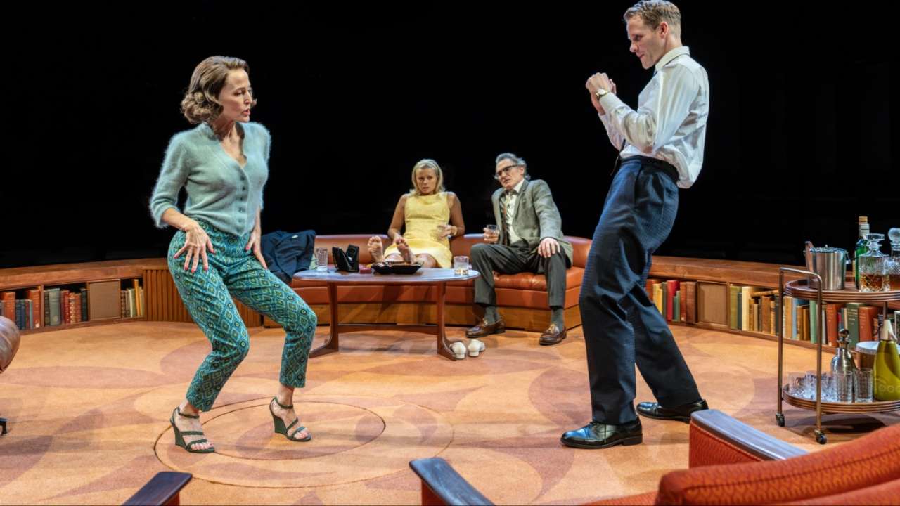 Gillian Anderson and Josh Dylan in Who's Afraid of Virginia Woolf? at @sohoplace